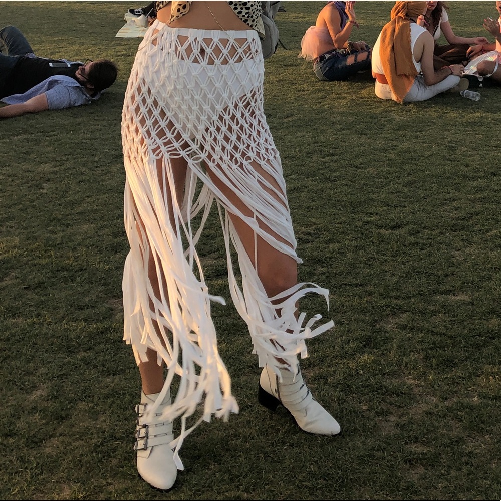 LF LOVE SENSE Coachella crochet skirt